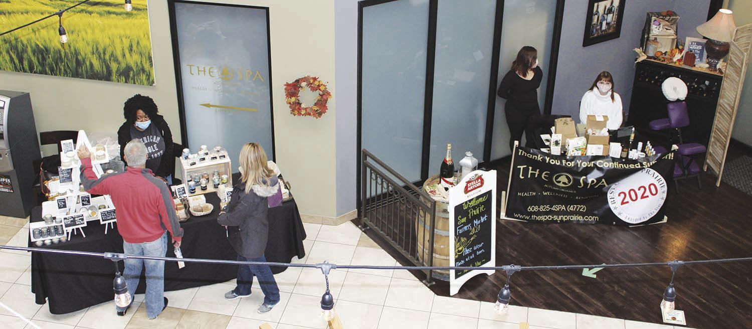 Chilly weather moves market indoors